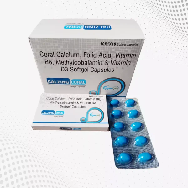 CALZING<sup>™</sup> CORAL Softgel Capsules
